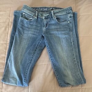 Articles Of Society Blue Straight Leg Jeans